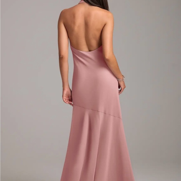 Azazie Lorena Dusty Rose Dress - Picture 3 of 6